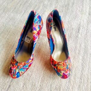 Fioni Laguna Tropical Heels